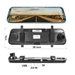 Camera Auto Dubla Oglinda iUni Dash LP01, WDR, Touchscreen, Display 9.66 inch, FullHD, Night Vision,